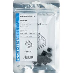 Smartkeeper SMARTKEEPER Basic RJ45 Port Lock 12 - 12x záslepka,černá 8255526 8809534691119