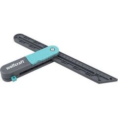 Wolfcraft WOLFCRAFT KĄTOWNIK LAMINAT Z FUNKCJĄ WYZNACZANIA LINI RÓWNOLEGŁYCH WF6958000 8383912 4006885695801