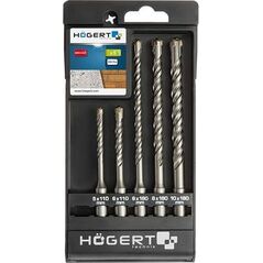 Wiertło GTV Wiertła do betonu SDS+ zestaw 5 szt. HT6D370 8385672 5901867175649