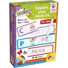Lisciani LISCIANI CAROTINA BAWIĘ SIĘ, CZYTAM I PISZĘ MÓJ ŚWIAT 8485732 8008324086924