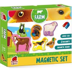Roter Kafer Puzzle magnetyczne "Farma" z tablicą RK2090-01 8485934 5903858960333