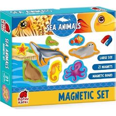 Roter Kafer Puzzle magnetyczne "Zwierzęta morskie" z tablicą RK2090-05 8485935 5903858960371