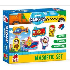 Roter Kafer Puzzle magnetyczne "Pojazdy" z tablicą RK2090-04 8485940 5903858960364