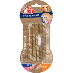 8in1 8in1 PAŁECZKI TRIPLE FLAVOUR TWISTED 3 MIĘSA 10 szt. /6 8491005 4048422144601