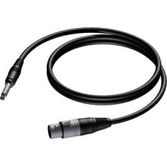 Kabel Procab Jack 6.3mm - XLR 1.5m czarny (CAB723/1.5) 8500941 5414795001633