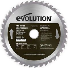 Evolution Piła widiowa do cięcia drewna Fine wood 210mm / 40z do pił ukośnych 8507565 849713090904