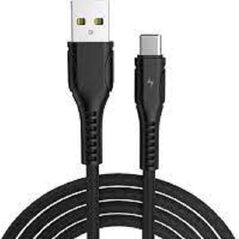 Kabel USB Libox USB-A - USB-C 1 m Czarny (LB0098NEW) 8597042 5901811404290