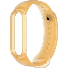 Hurtel Zamienna silikonowa opaska pasek do Xiaomi Mi Band 5 złoty 8616481 9111201927766