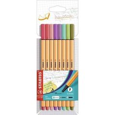 Stabilo Cienkopis Point 88 pastel 8szt etui STABILO 8618362 4006381574808