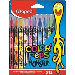 Maped Flamastry Colorpeps Monster 12 kolorów 8618592 3154148454007