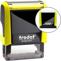 Trodat Pieczątka 4911 38/14MM neon żółty 68828 8651494 92399688280