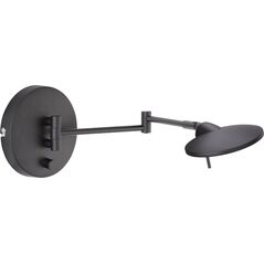 Kinkiet Trio Lampa ścienna nowoczesna czarna Trio KAZAN na wysięgniku LED 274770132 8678639 4017807390056