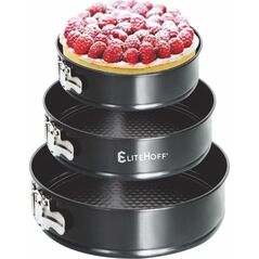 Elitehoff EliteHoff Tortownica forma do pieczenia 3 szt okr. 8756256 5907768780135