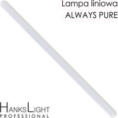 Lampa sufitowa HanksLight Lampa LED HanksLight,white,liniowa,alu,zwiesz,1200mm,down36W,4000K 8847729 5906721170082