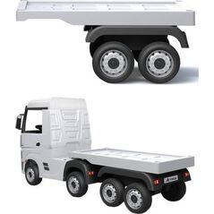 Lean Cars Naczepa do pojazdu na akumulator HL358 Mercedes Actros biała 8855710 5903802453010