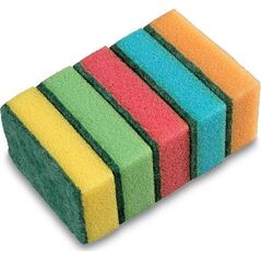 Zosia Gosposia 220649 Gąbka/Zmywak kuchenny BASIA a'5 6,0x9,5 cm 8860289 5908263320130