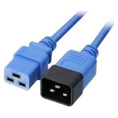 Kabel zasilający Lindy Lindy 30121 Przedłużacz zasilający IEC C19 - IEC C20, niebieski - 2m 8882583 4002888301213