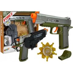 Lean Sport Zestaw Pistolet 20cm Odznaka Gwizdek Kabura 9020340 5903802454604