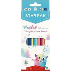 Starpak KREDKI OLO 12KOL/180 TROJ PASTEL STK 12/144 9047371 5908275171713