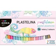 Starpak Plastelina Kidea pastelowa 24 kolory 9049462 5901130080649