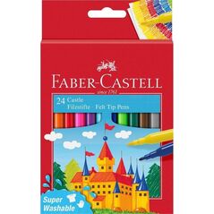 Faber-Castell Flamastry Zamek 24 kolory FABER CASTELL 9074050 4005405542021