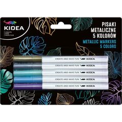 Derform Pisaki metaliczne 5 kolorów KIDEA 9136761 5901130085309