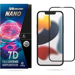 Crong Crong 7D Nano Flexible Glass - Niepękające szkło hybrydowe 9H na cały ekran iPhone 13 mini 9223183 5907731988032