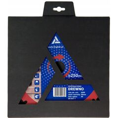 Glob Piła widiowa GLOB TOOLS TCT do cięcia drewna 250mm/30mm z redukcją 25,4mm - 60z do ukośnic 9295414 5903707501762