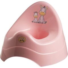 Tega Baby nocnik Zebra jasny róż 9374249 5903067009465