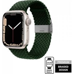 Crong Pasek pleciony Crong Wave Band do Apple Watch 38/40/41 mm zielony 9469384 5904310700689