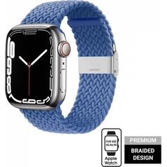 Crong Pasek pleciony Crong Wave Band do Apple Watch 42/44/45 mm niebieski 9469386 5904310700368