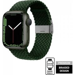 Crong Pasek pleciony Crong Wave Band do Apple Watch 42/44/45 mm zielony 9469388 5904310700344