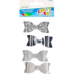 Craft with Fun OZDOBA DEK KOKARDKI SAPRZYL 6,5CM 4SZT CF 12/144 9699954 5908275192190