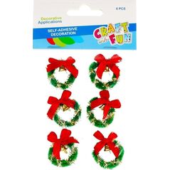 Craft with Fun OZDOBA BN ORNAMENT SPRZYL 3CM 6SZT CF PBH 12/144 9700004 5908275192510