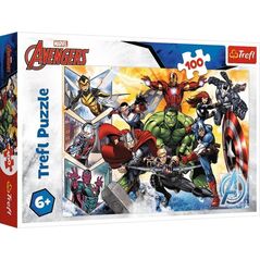 Trefl Puzzle 100el Siła Avengersów Marvel 16431 Trefl 9902933 5900511164312