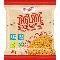 Frank&Oli Ciasteczko pasta orzechowa + Chia bez dodatku cukru 50 g 9914889 5900316552062