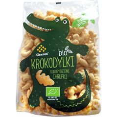 Granex Chrupki kukurydziane Krokodylki BIO 80 g 9914929 5900028007775