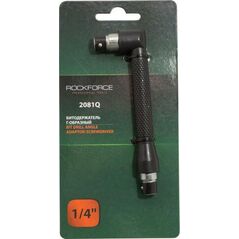 Rockforce ROCKFORCEADAPTER KĄTOWY DO KOŃCÓWEK 1/4" RF-2081Q 9920783 5904915193428