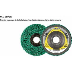 Klingspor KLINGSPOR ŚCIERNICA CZYSZCZĄCA 125mm NCD 200 HD K358004 9921298 4014855432998