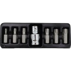AWTools AWTOOLS KOŃCÓWKI TORX 7elem. T25 - T55 + ADAPTER BL AW35110BL 9921713 5903678604752