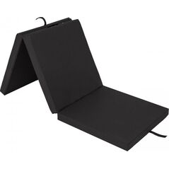 Hobbygarden Materac gimnastyczny 3-częściowy  Alex 180 cm x 60 cm x 6 cm czarny 10019570 5902414508385