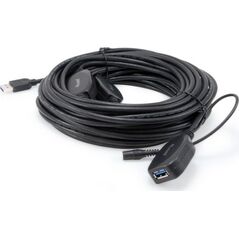 Kabel USB Equip USB-A - USB-A 10 m Czarny (133347) 10034998 4015867224953