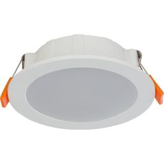 Nowodvorski Sufitowa LAMPA łazienkowa KOS 8781 Nowodvorski wpust OPRAWA LED 8W 4000K okrągła IP44 biała 9935853 5903139878197