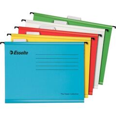 Esselte Teczki zawieszane Esselte Classic A4, kolory mix, 10 szt. 93042 10087398 7312700930420