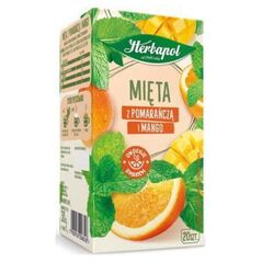 Herbapol Herbata HERBAPOL Zielnik Polski Mięta z Pomarańczą i Mango 20tb/35g 10090171 5900956006826