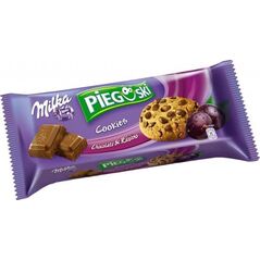 Milka Ciastka MILKA Pieguski 135g Czekolada i rodzynki 10090479 5906747312169