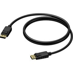 Kabel Procab DisplayPort - DisplayPort 1.5m czarny (BSV150/1.5) 10190806 5414795040755