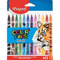 Maped FLAMASTRY COLORPEPS ANIMALS MAPED 12 SZTUK 845403 10333601 3154148454038