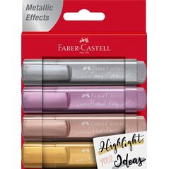 Faber-Castell ZAKREŚLACZ FABER-CASTELL 1546 METALICZNY 4 KOLORY 10333627 4005401546405