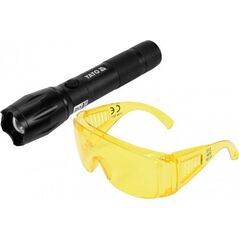 Latarka Yato YATO LATARKA AKUMULATOROWA UV 1W + OKULARY 10362916 5906083062438